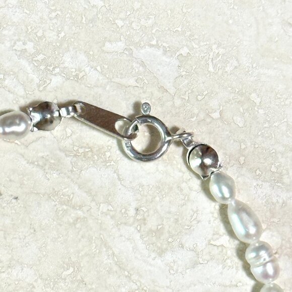 2/$20, Genuine Rose Quartz Stone Heart & White Freshwater Pearl Beaded Bracelet - Picture 5 of 11